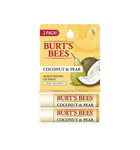 Bálsamo labial hidratante de coco y pera Burt's Bees