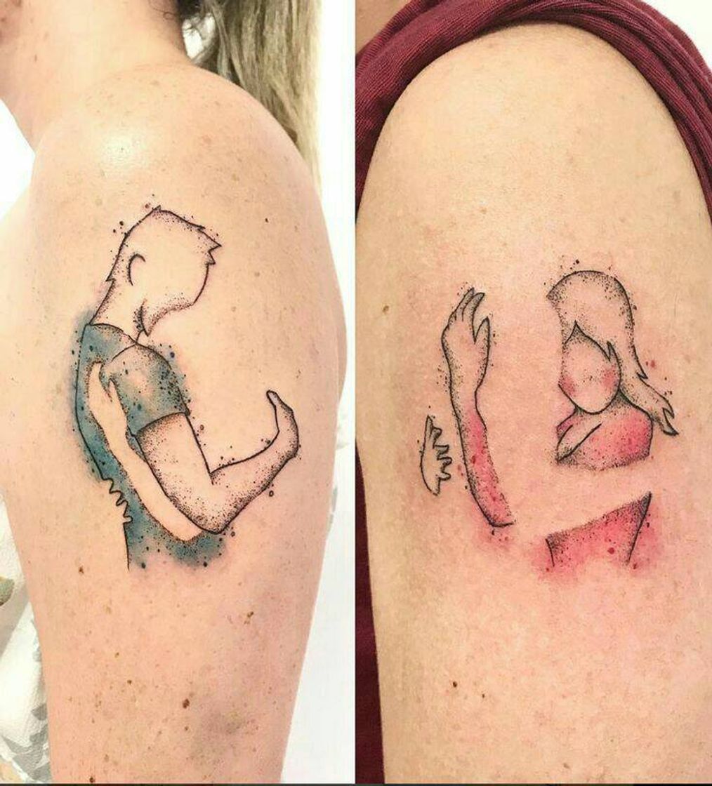 Moda Tatuagem incrível para casais. 👍👌