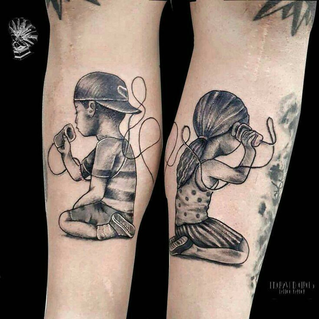 Moda Tatuagem para casais. 👌👍