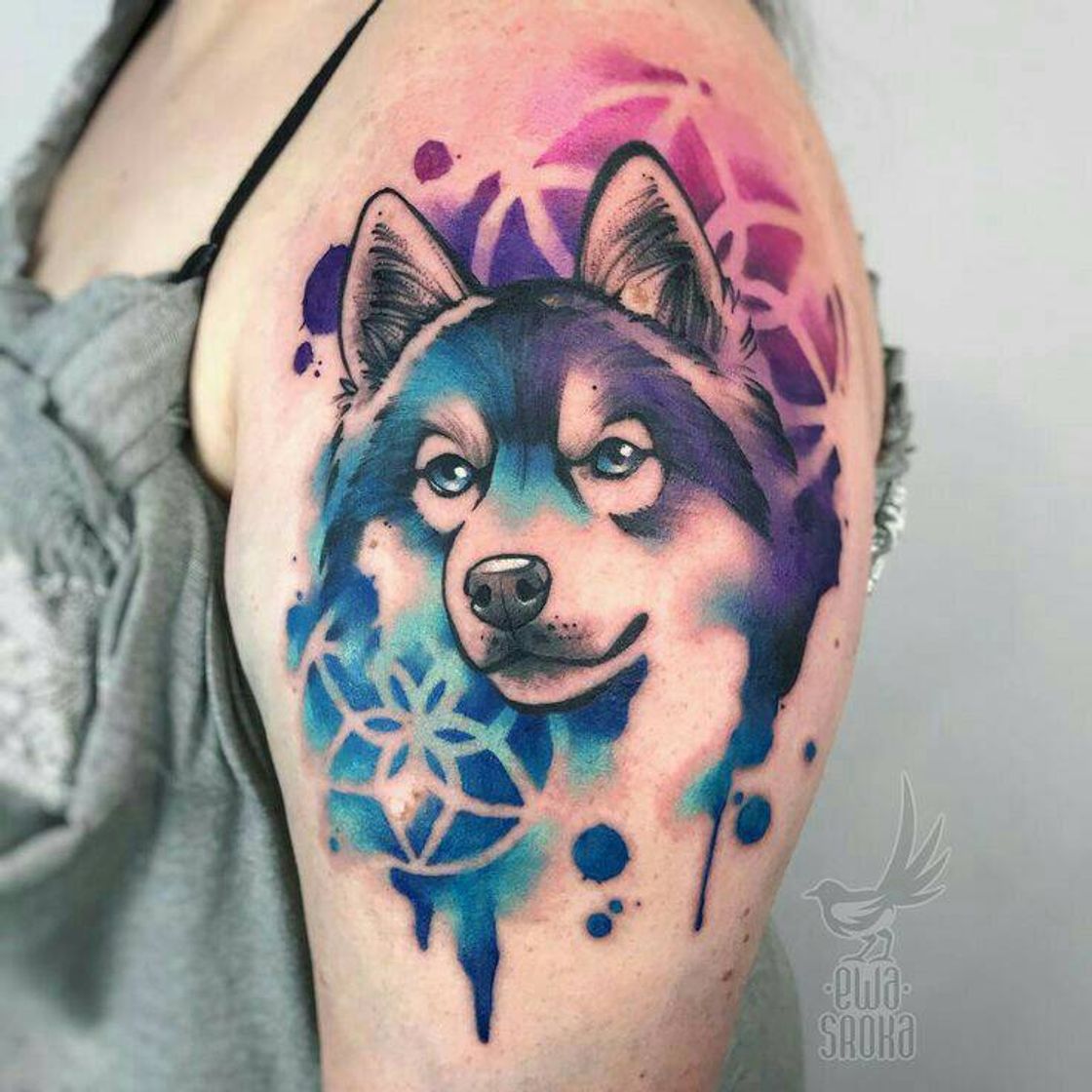 Social Tatuagem lobo solitário 🐶