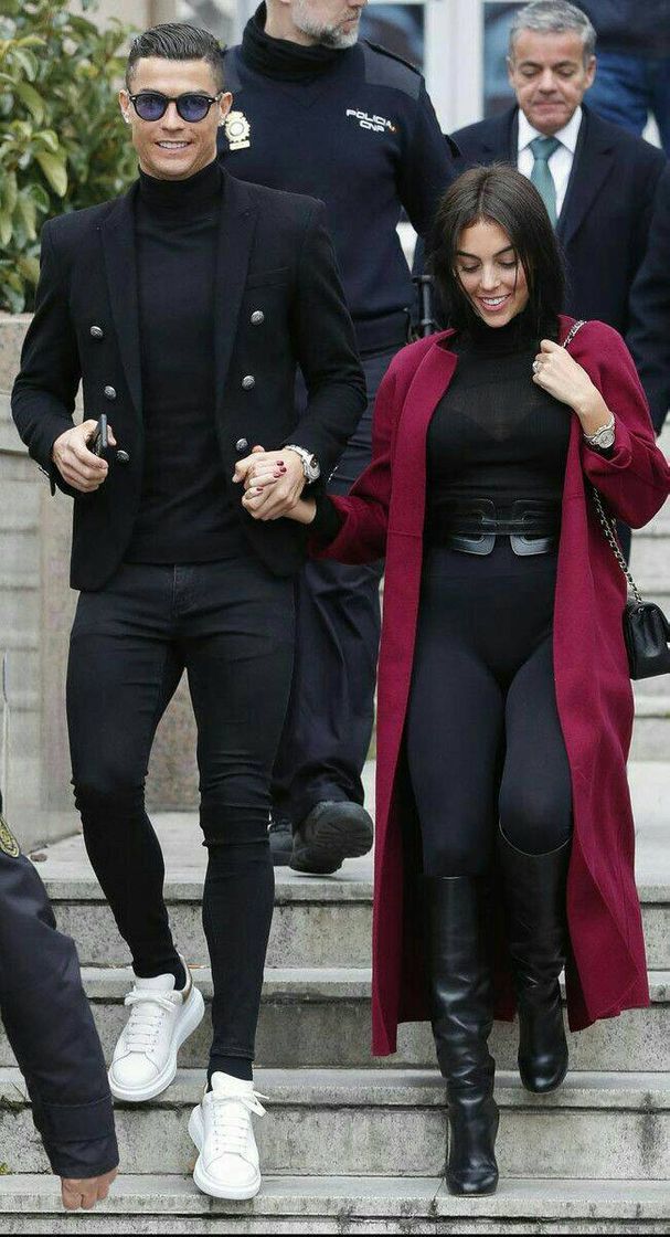 Social CR7 e sua esposa.