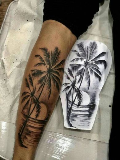 Tatuagem palmeiras
