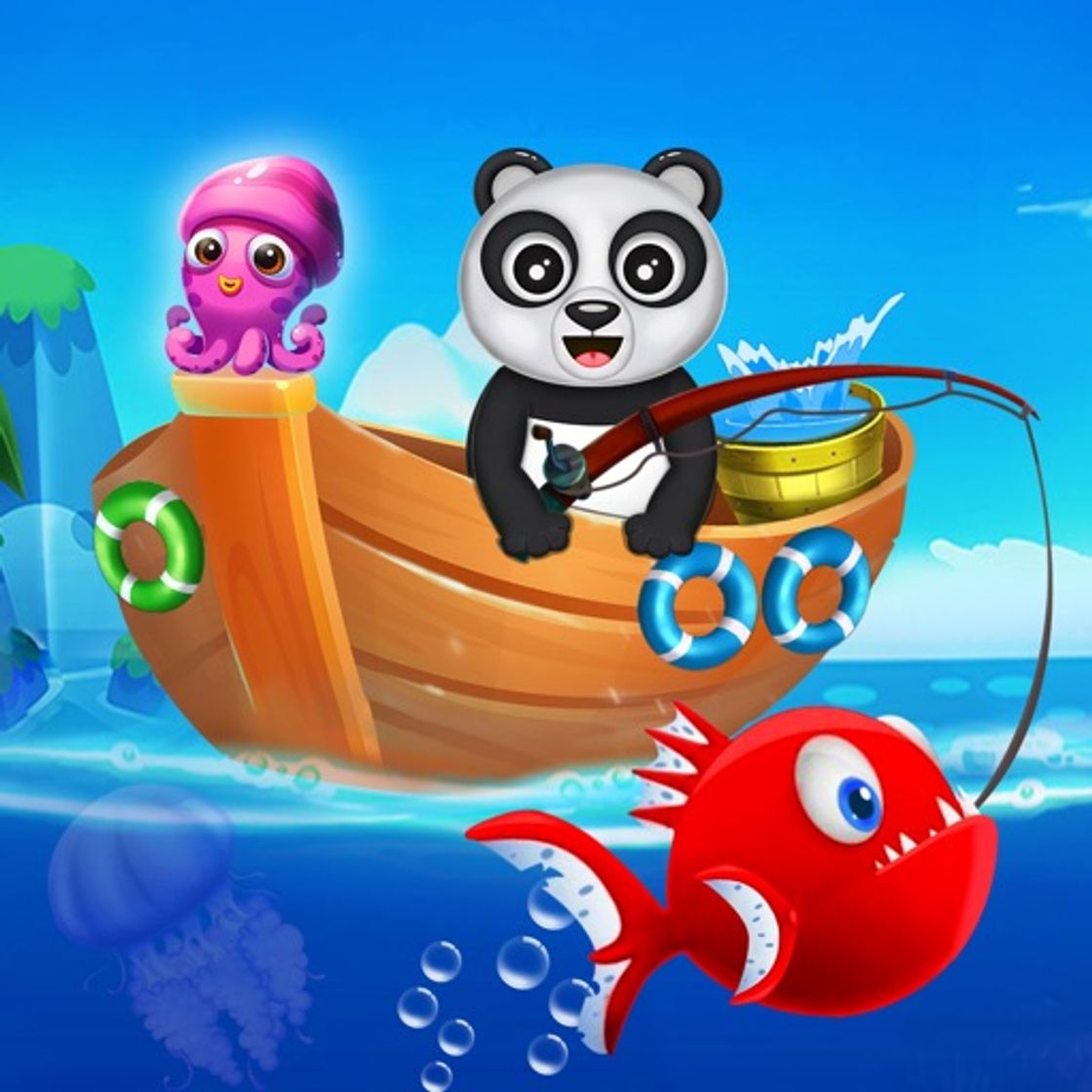 App Fisher Panda Best Fishing Game