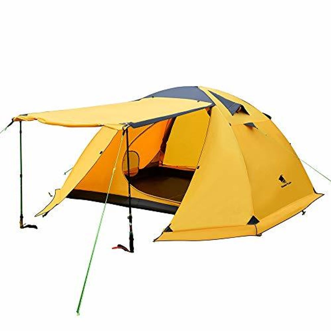 Productos GEERTOP 4-Person 4-Season Large Family Impermeable Tienda de Mochilero Ligero para Acampar