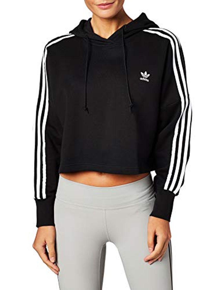 Social Adidas Cropped Hoodie Sweatshirts