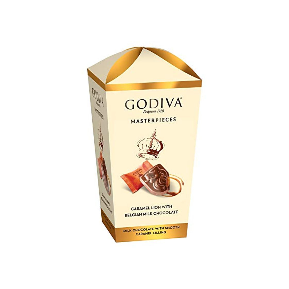 Productos Godiva Caramel Lion con chocolate con leche belga 193 g