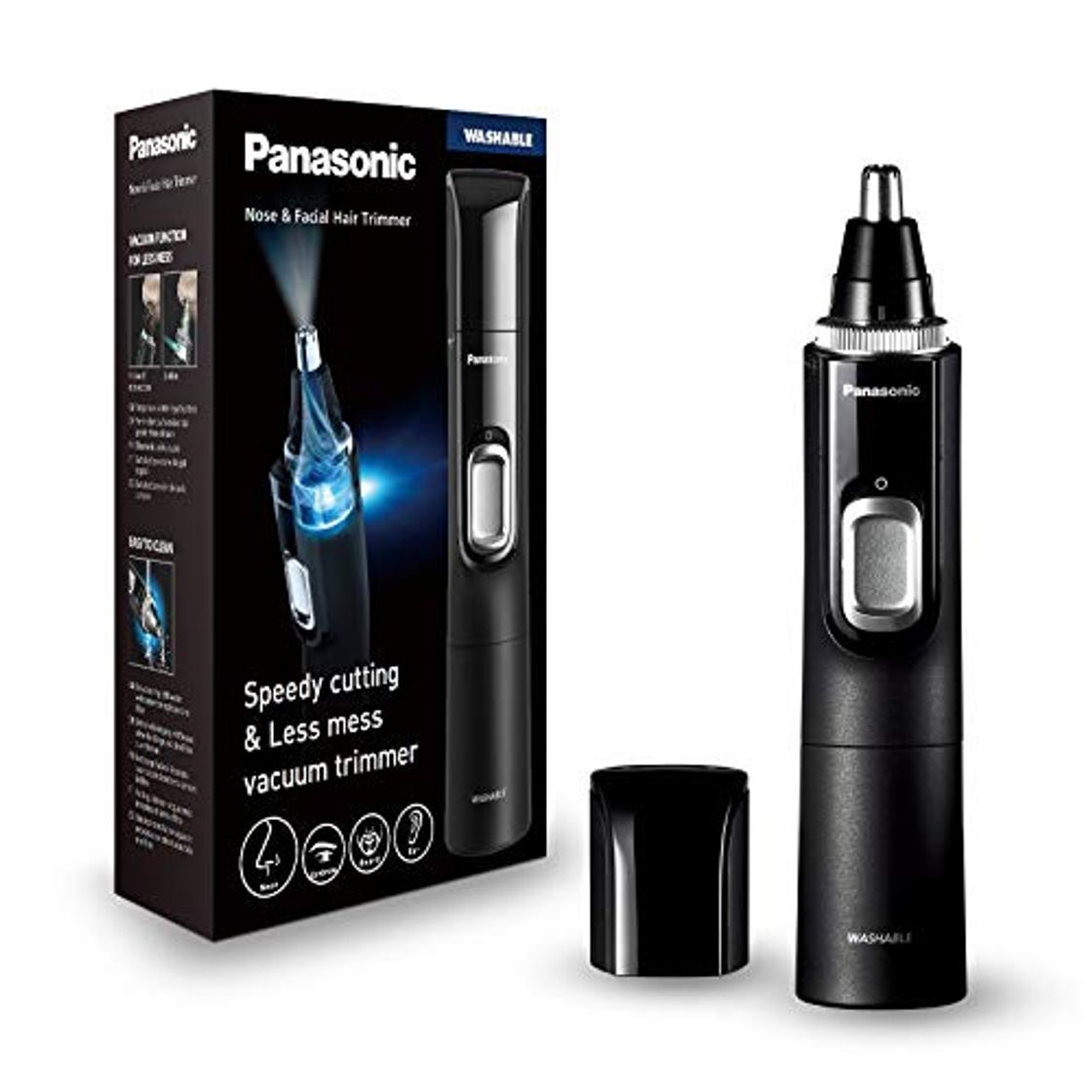 Producto Panasonic ER-GN300K503 Naricero y Recortador de Vello Facial