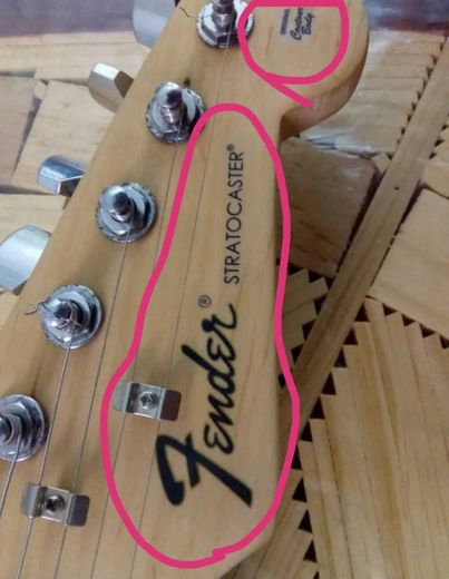 Plantillas "Fender" para guitarras Stratocaster muy baratas