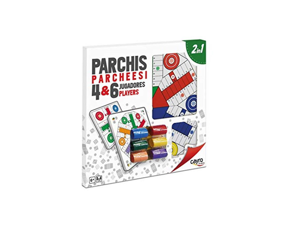 Productos Cayro - Parchís para 4 y 6 Jugadores - Juego de Tradicional