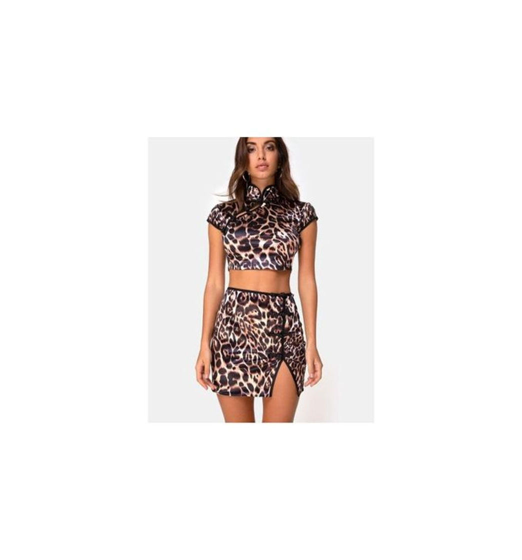 Product Leopard mini skirt