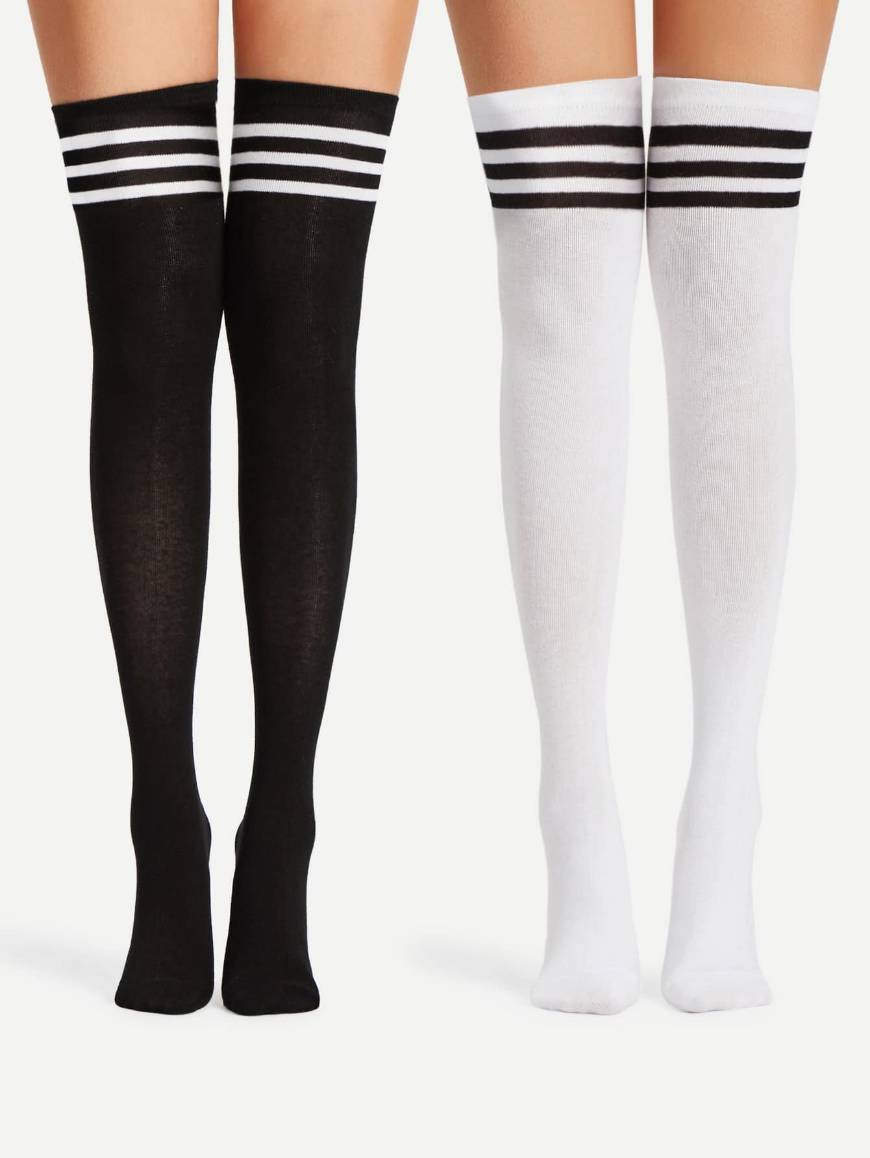 Productos Striped Over The Knee Socks 2pairs