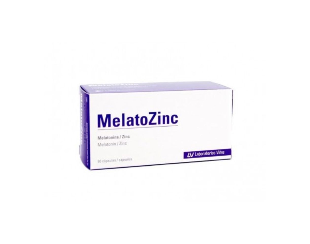 Productos MELATOZINC 60 CAP