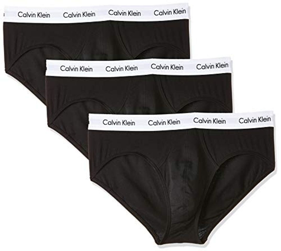 Fashion Calvin Klein 3P Hip Brief, Calzoncillos para Hombre