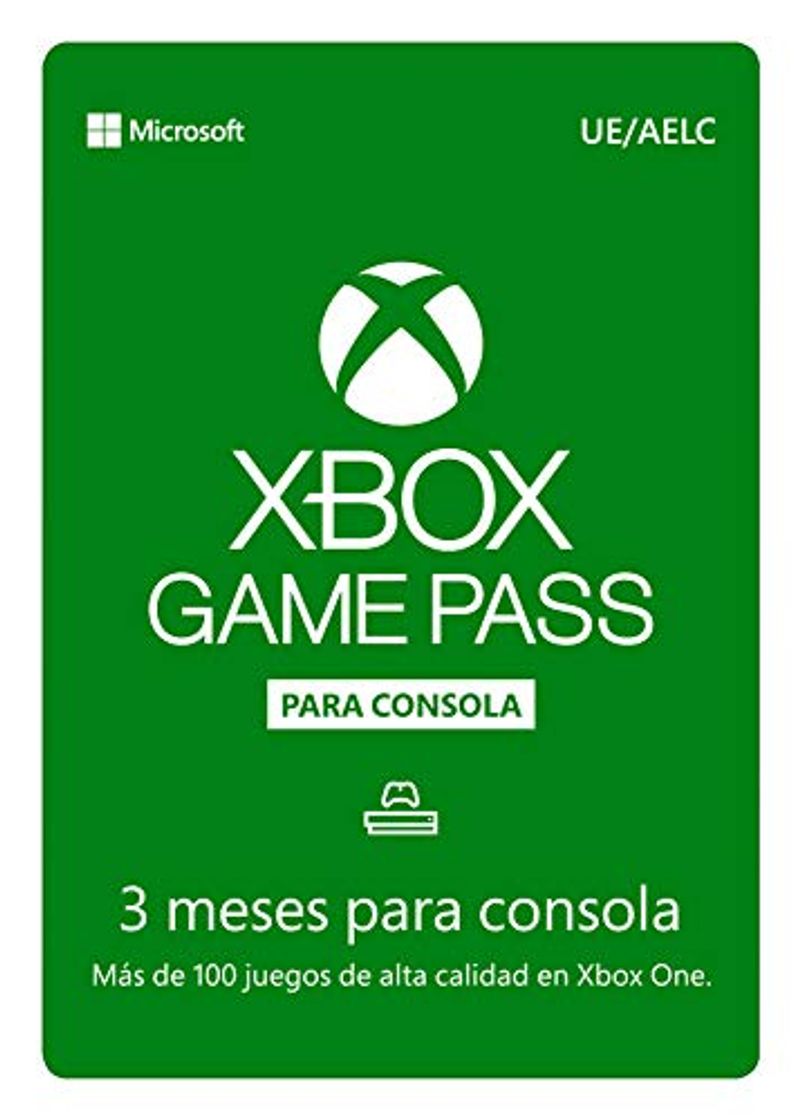 Lugar Suscripción Xbox Game Pass - 3 Meses