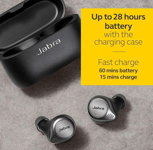 Jabra Elite 75t Earbuds – True Wireless Earbuds with Chargin