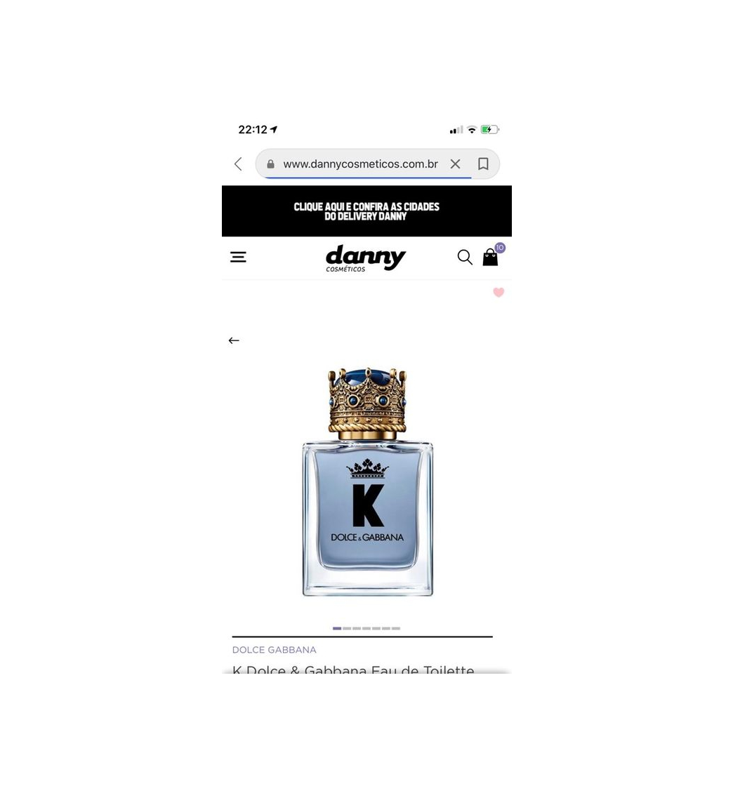 Producto Perfume Masculino K Dolce & Gabbana Eau de Toilette