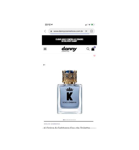 Perfume Masculino K Dolce & Gabbana Eau de Toilette