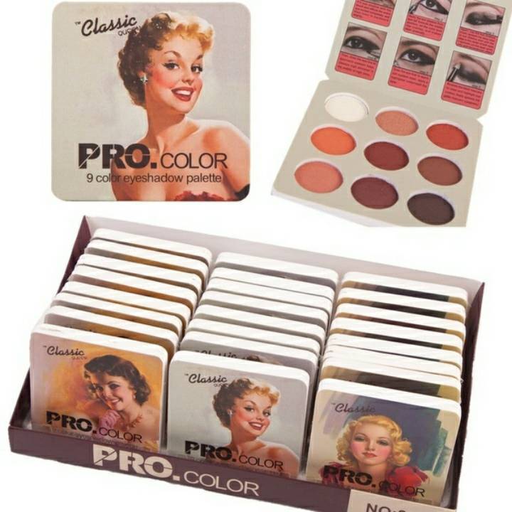 Paleta classic de sombras de ojos mate  