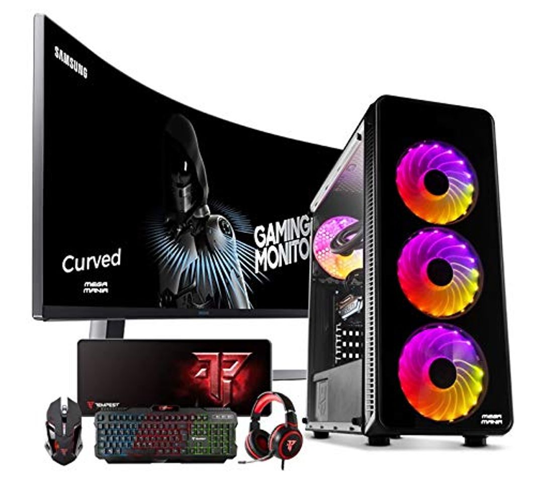 Social Megamania PC Gaming AMD Ryzen 7 2700 (8 Núcleos up to 4,1Ghz)