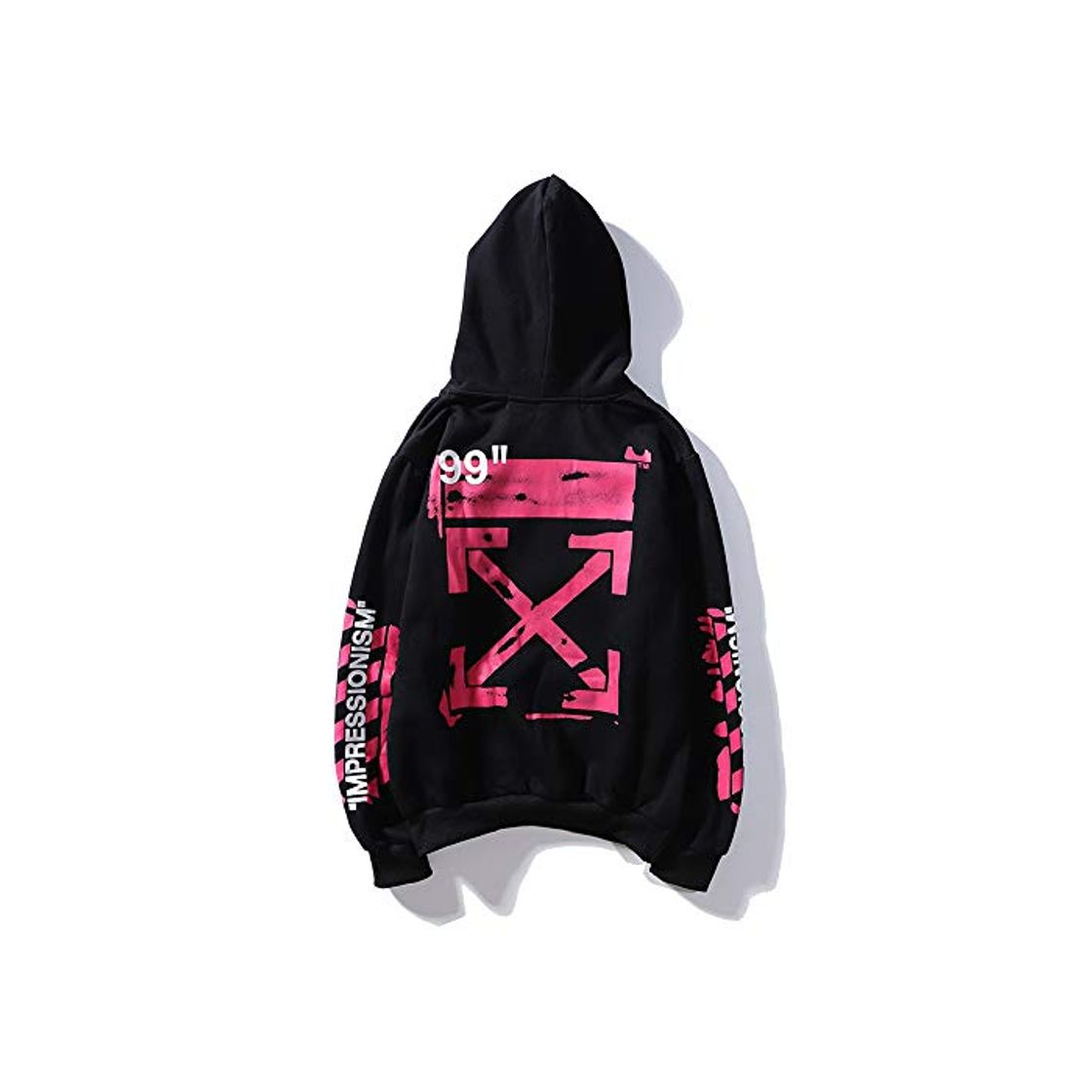 Producto WTSXXN Unisex Off OW White Hombres Graffiti Hip-Hop Sudadera con Capucha para