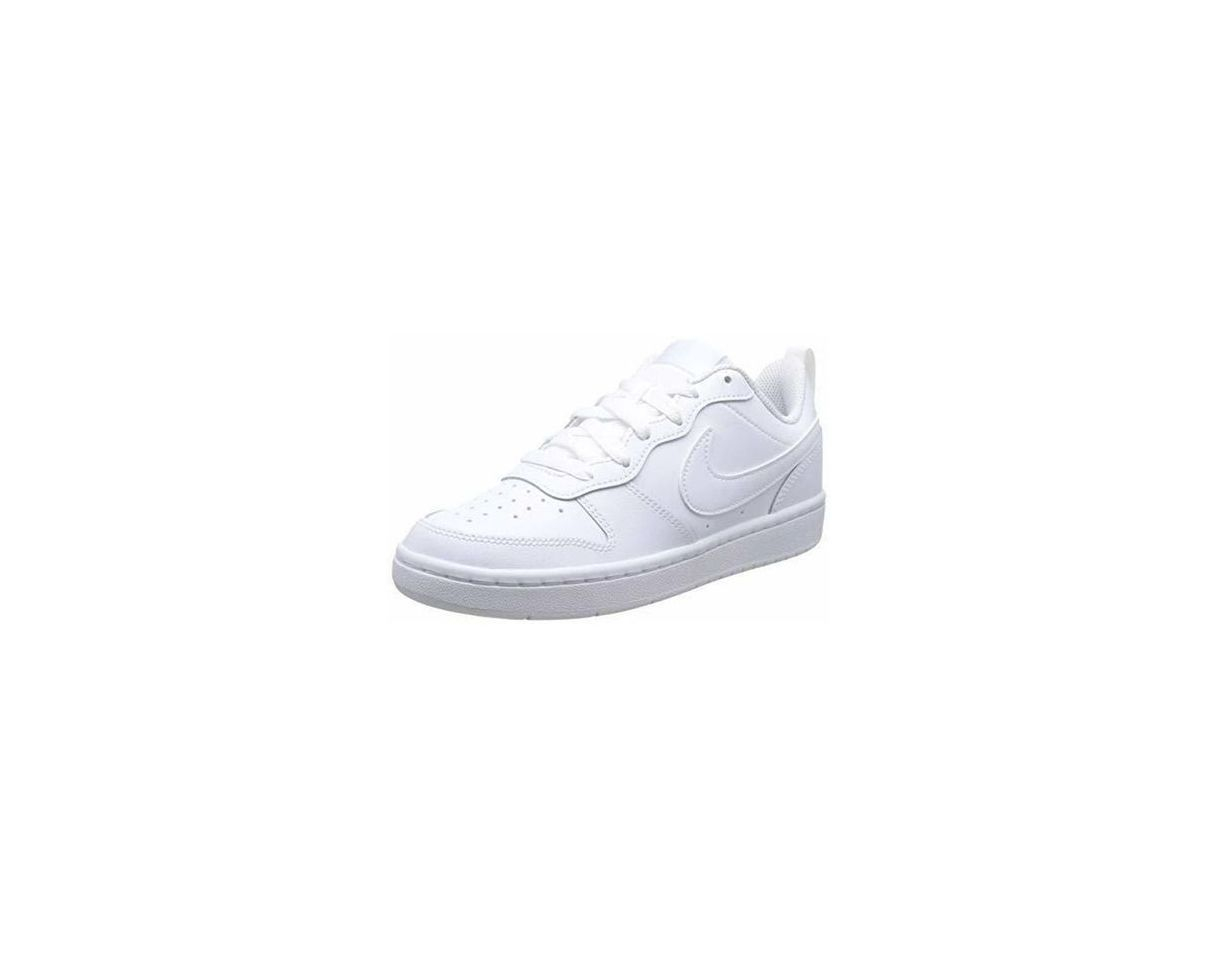 Product Nike Court Borough Low 2, Zapatillas de Baloncesto para Niños, Blanco