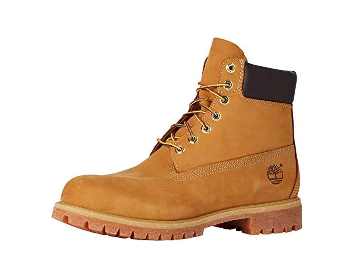 Social Timberland - Botas de senderismo con cordones para hombre, Amarillo
