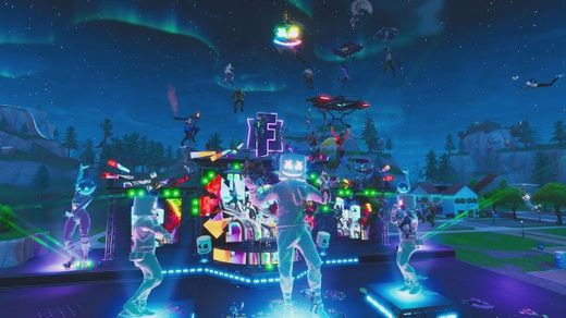 Marshmello Holds First Ever Fortnite Concert Live at Pleasant Park ...