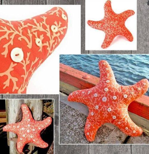 Almofada de estrela do mar 🌊