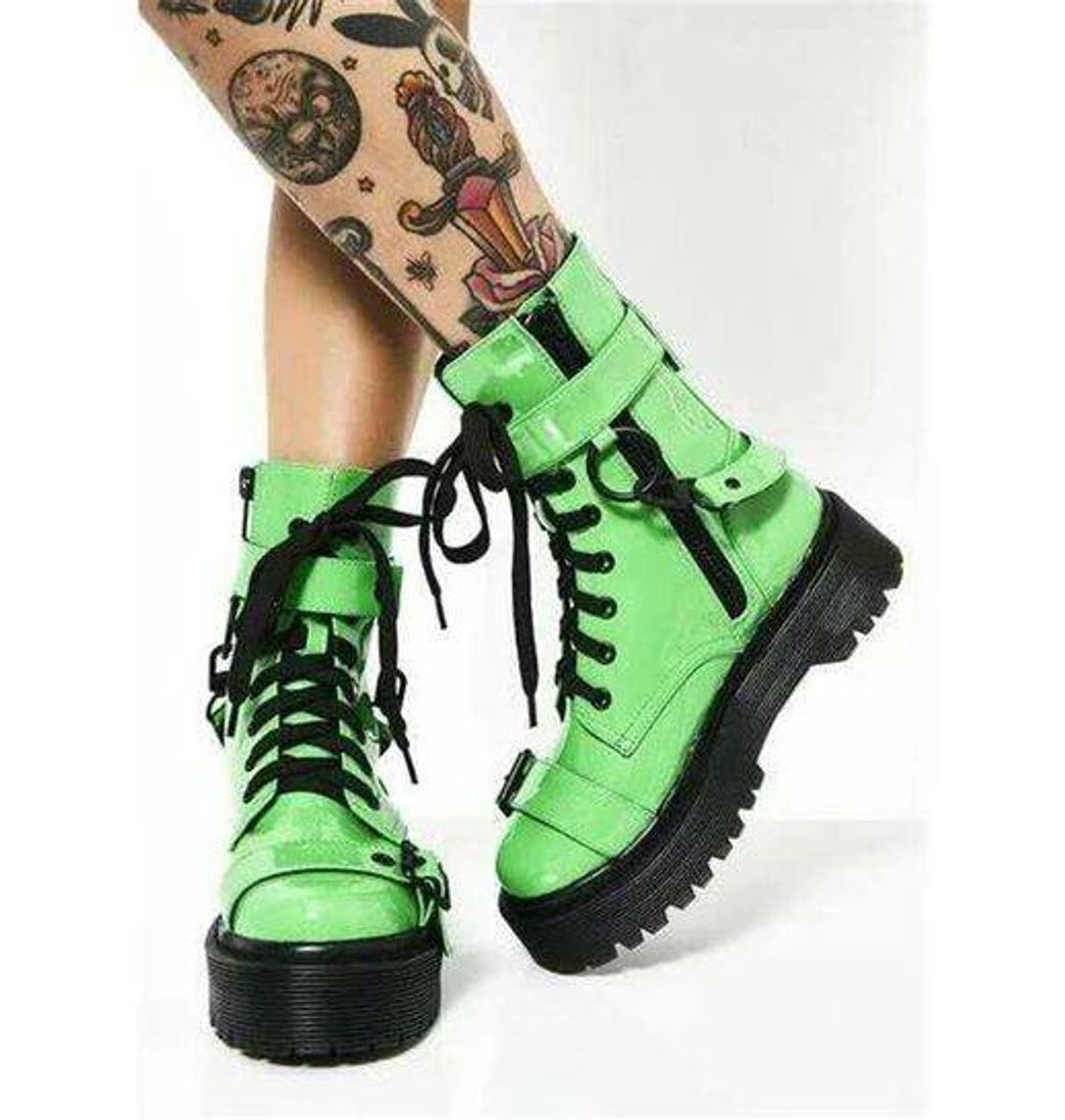 Social Green Boots 