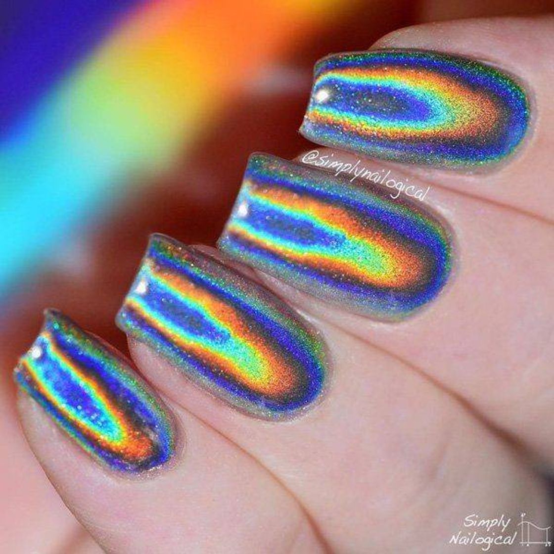 Moda Unhas holográficas 