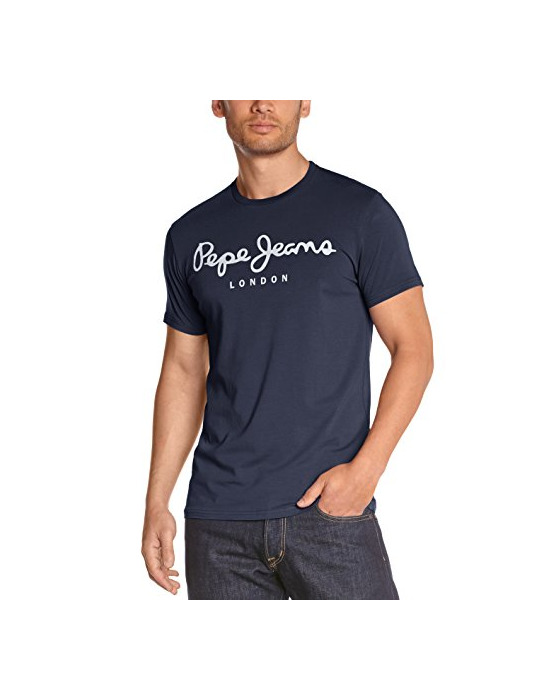 Social Pepe Jeans Original Stretch PM501594 Camiseta, Azul