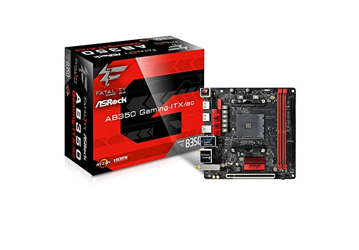 Social ASRock Fatal1ty AB350 Gaming-ITX/AC - Placa Base Gaming Mini-ITX
