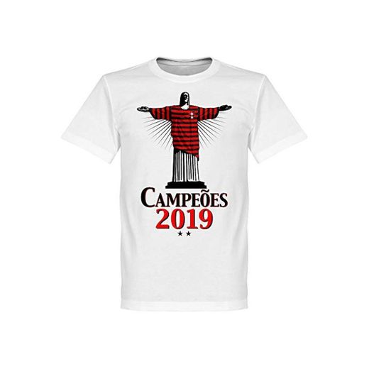 Retake Flamengo 2019 Champions Christ - Camiseta de Manga Corta
