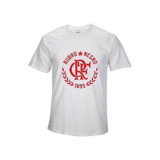 Escudo Clube De Regatas Do Flamengo Short Sleeve T-Shirt Top Lycra Cotton