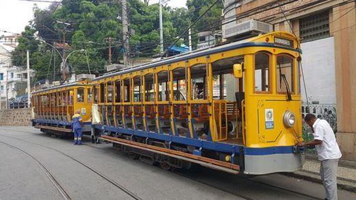 Station of Santa Teresa trams