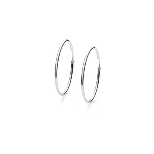 Pendientes Aros Plata Mujer de 22-25-30-40-50-55-60-70 y 80 mm. Regalos para tu