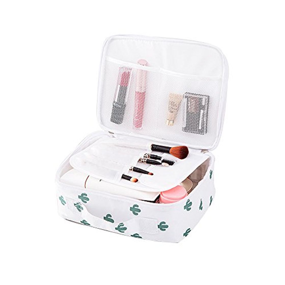 Lugar Makeup Bag Women Travel Organizer Storage Brush Cosmetic Make Up Case Beauty