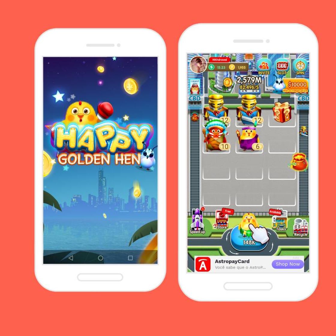 Social Instalar Happy Golden Hen