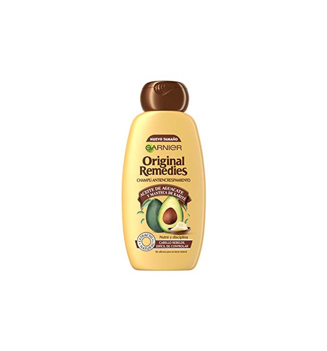 Social Garnier Original Remedies Aceite de aguacate y manteca de karité Champú para