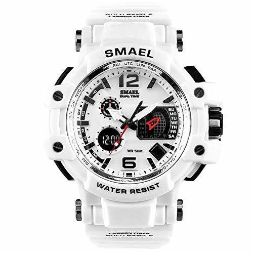 Product SMAEL Relojes Analógicos De Moda para Hombre Reloj Deportivo Militar LED Digital