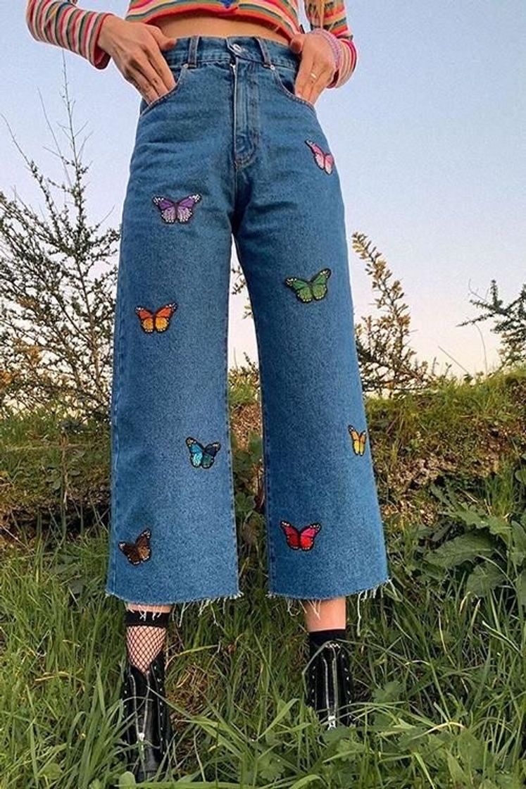 Fashion calça de borboletas 🦋