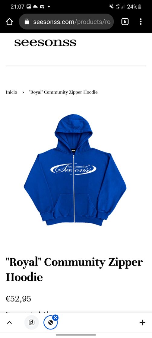 Zip Hoodie