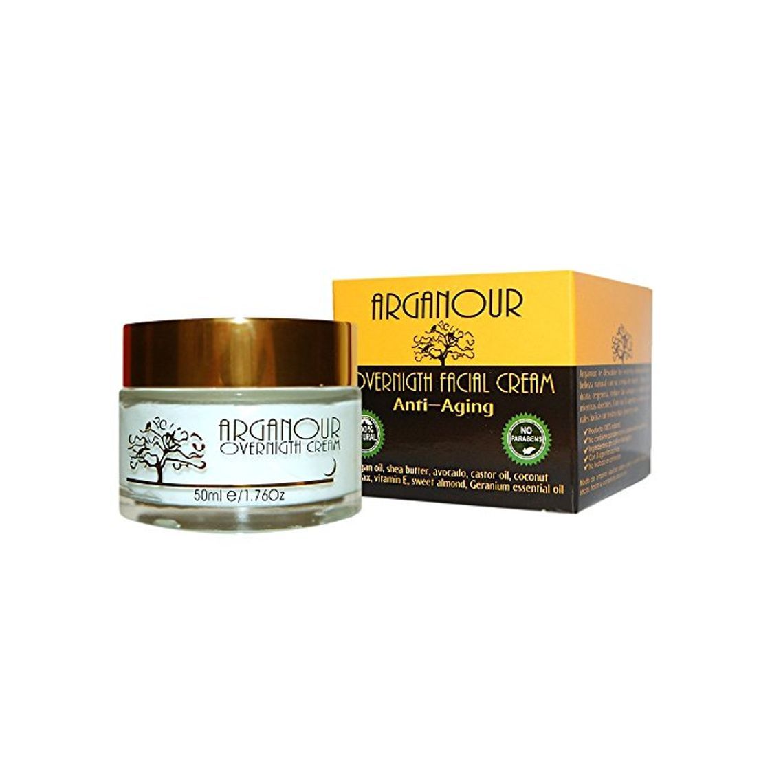 Social ARGANOUR Crema Facial Noche