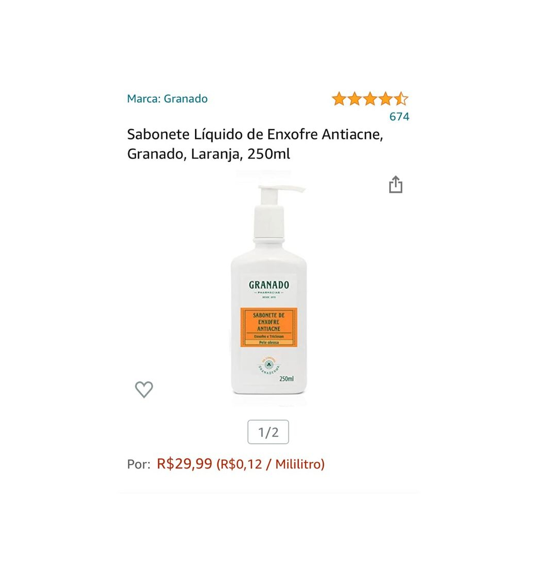 Producto Sabonete Líquido de Enxofre Antiacne