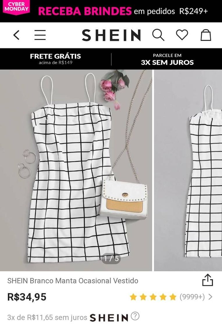 Fashion Branco Manta ocasional Vestido