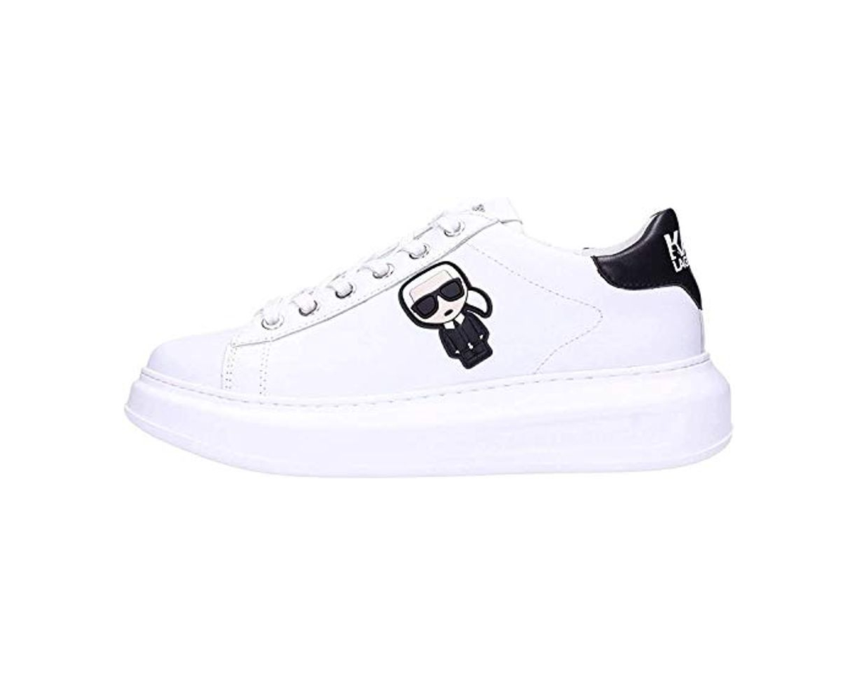 Moda KARL LAGERFELD Kapri Karl IKONIC LO Lace Zapatillas Moda Mujeres Blanco