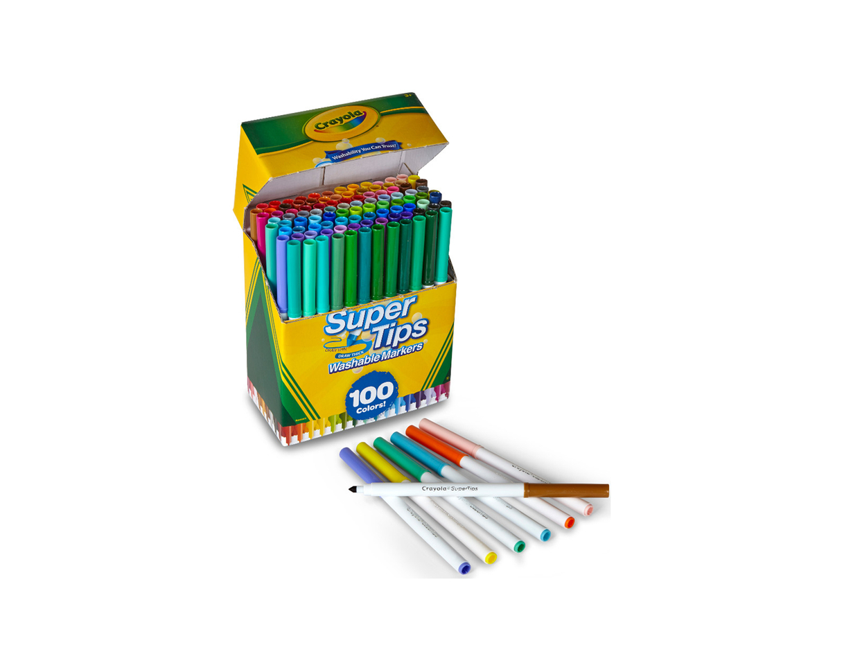 Product Crayola SuperTips 100 colores