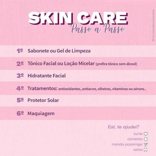 Dicas para cuidar da pele