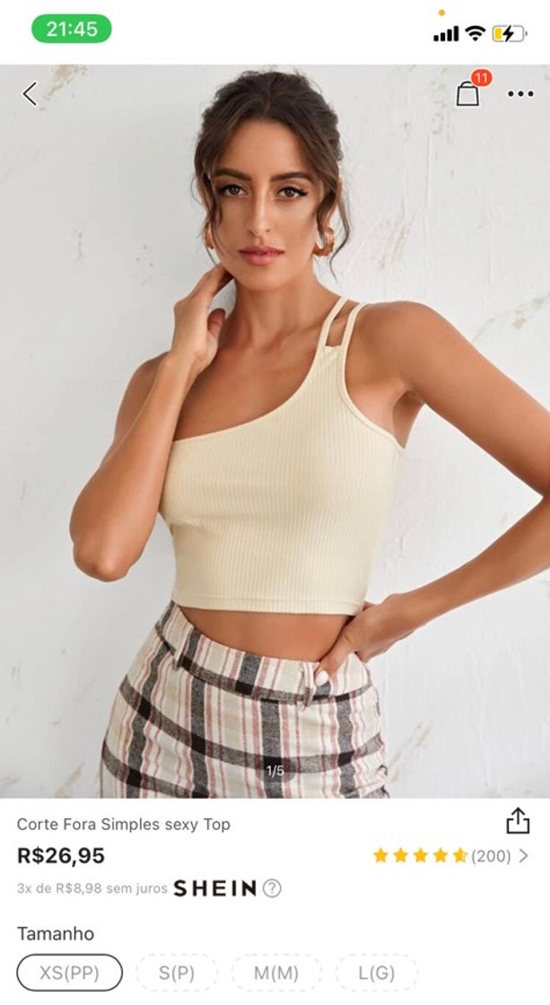 Moda SHEIN Corte Fora Simples sexy Conjunto de biquíni