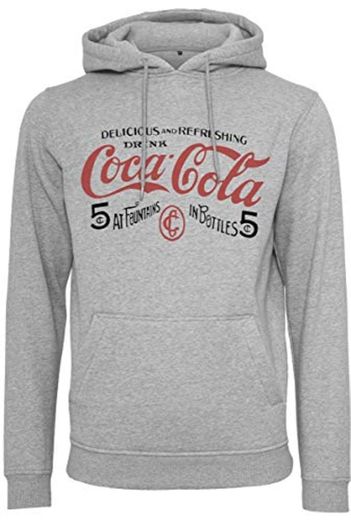 MERCHCODE Coca Cola - Sudadera con Capucha para Hombre